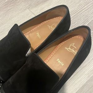 Louboutin black loafers